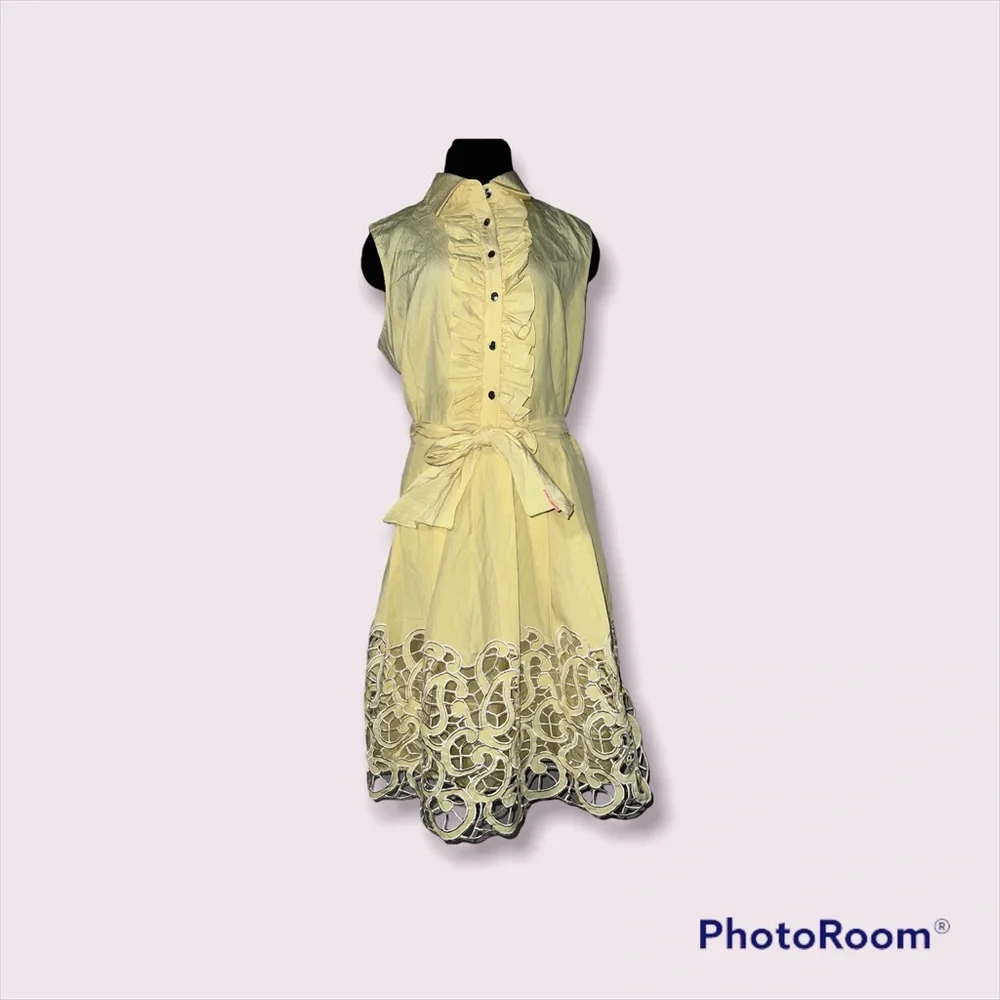 Antonio Melani yellow dress 12 - Picture 1 of 8